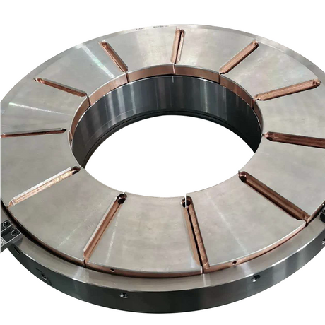 Custom Precision Machined Babbitt Thrust Shoe Pad for White Metal Thrust Bearing