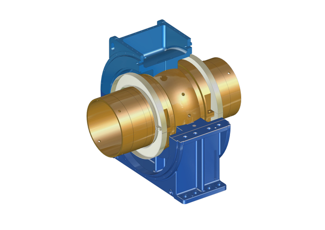 White Metal Sliding Bearing Industrial Plain Bearing for Cement Mill Heavy Machinery