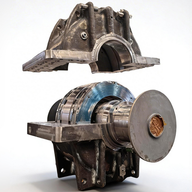 Heavy-Duty Thrust White Metal Babbitt Bearings for Marine Propulsion System