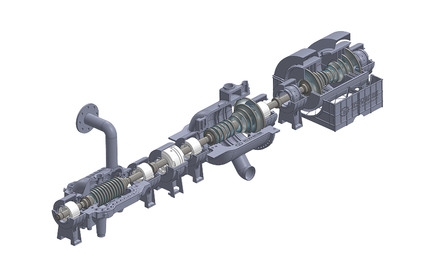 Steam Turbine Frame 