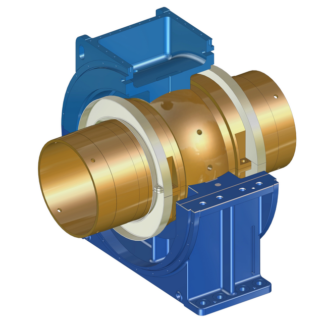 White Metal Sliding Bearing Industrial Plain Bearing for Cement Mill Heavy Machinery